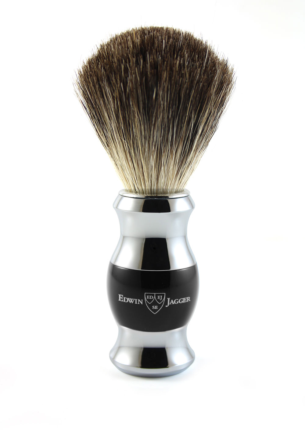 Edwin Jagger Black & Chrome shaving brush