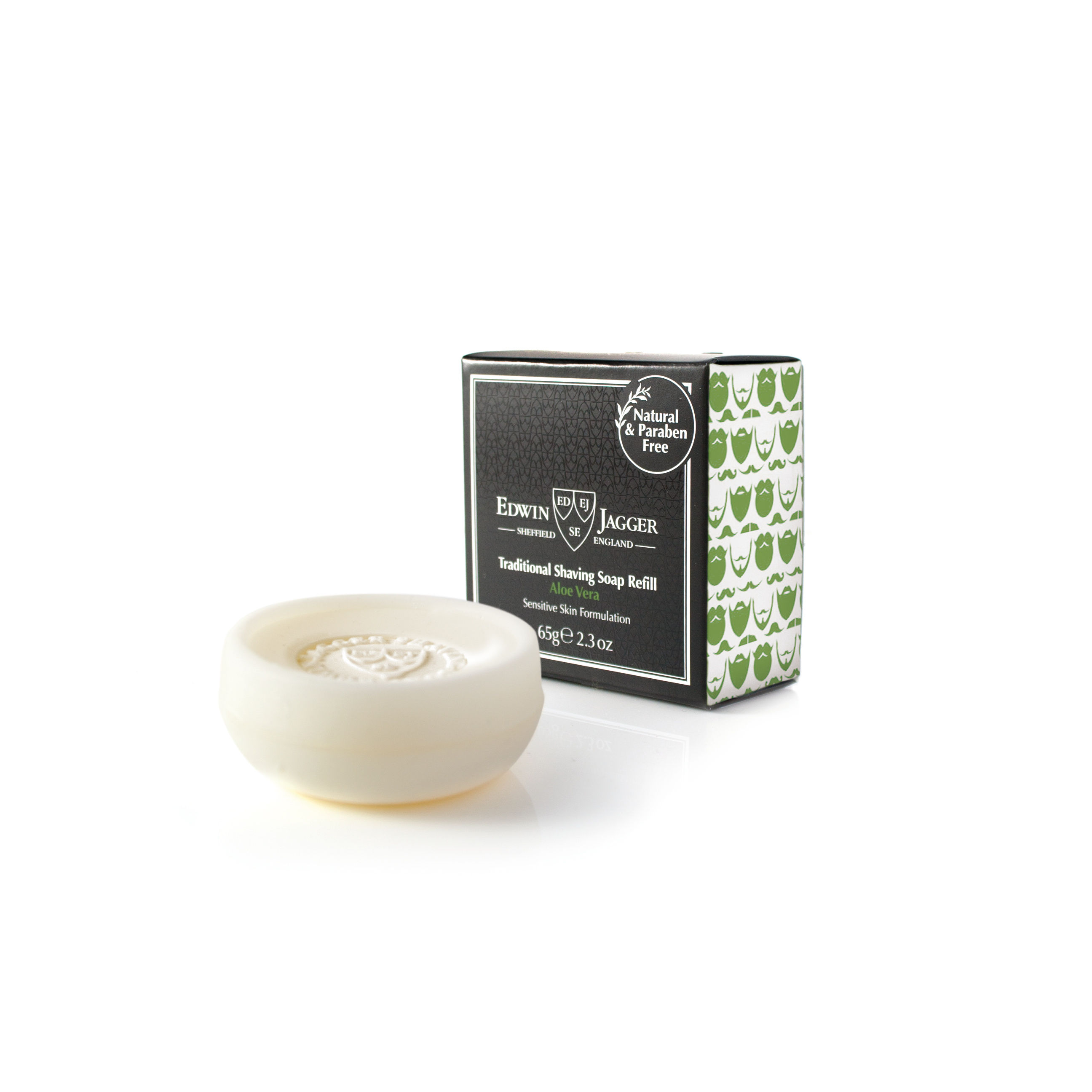 Edwin Jagger Aloe Vera Shaving Soap 65g Refill