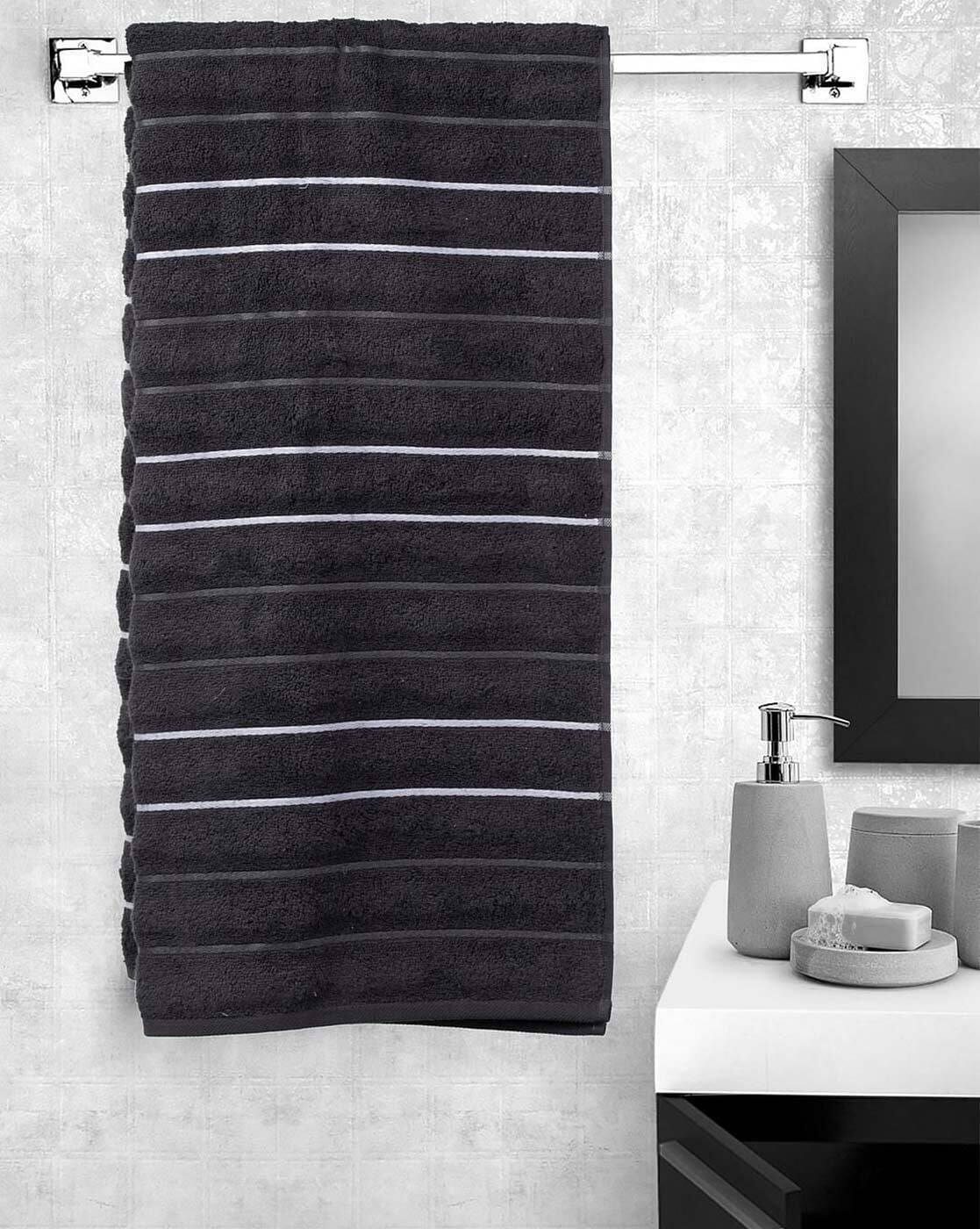 Portico Myra Stripe Bath Towel