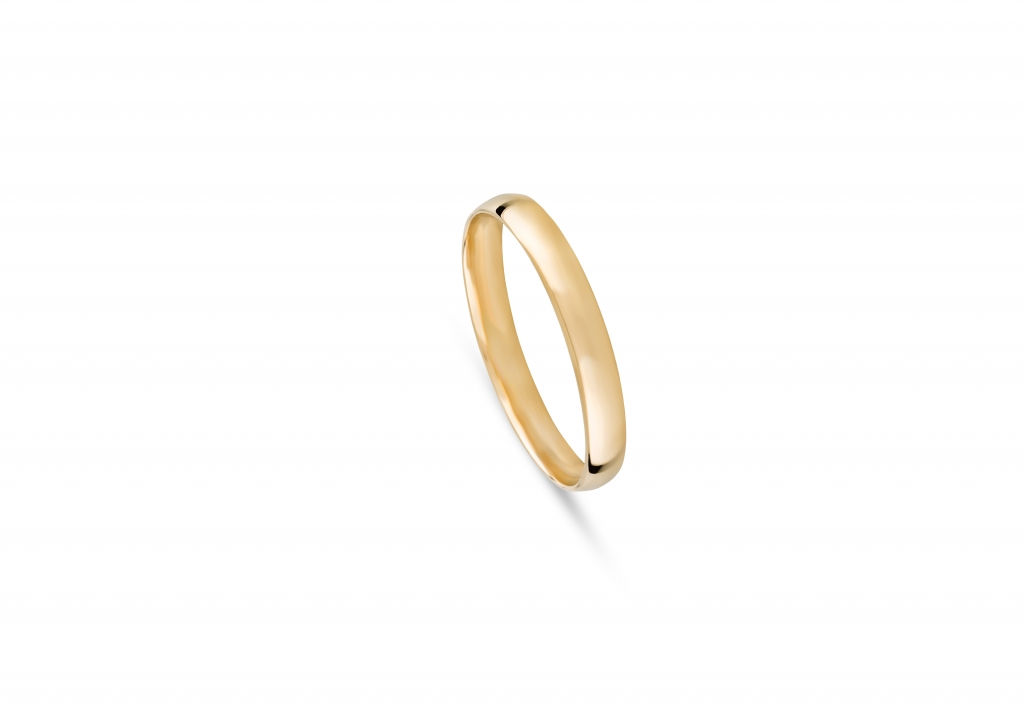 Aliança Simples 2.50mm Ouro