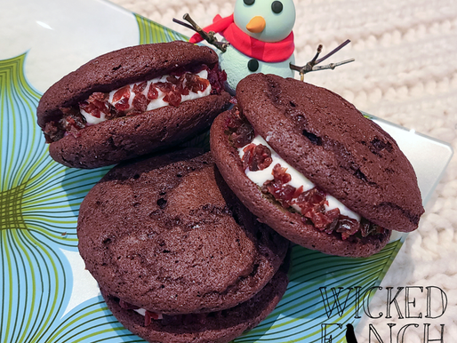 Chocolate Cabernet Whoopie Pies
