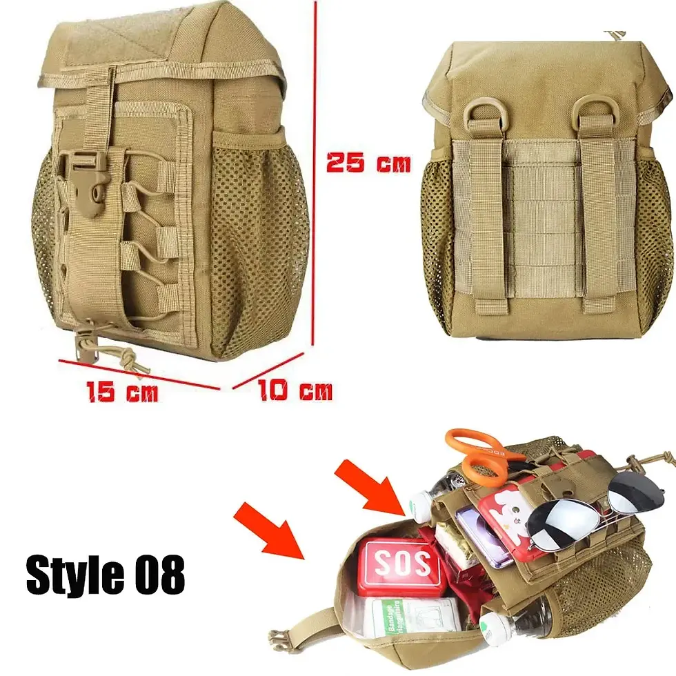 Thumbnail: Ophidian IFAK EDC Bag Waist Belt Pack Hunting Vest Emergency Tools Pack Outdoor
