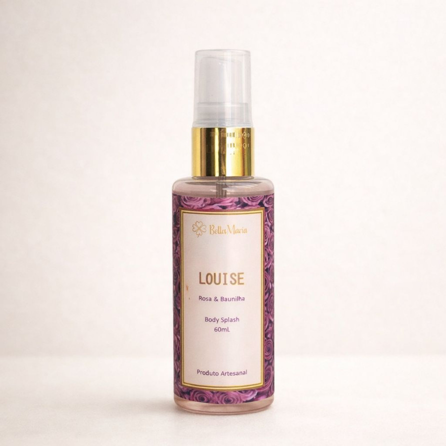 Body splash Louise Mini Bella Maria fragrância floral sofisticada feminina elegante e delicada