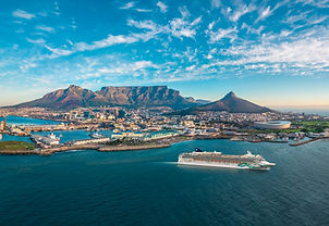 Landscape de Ciudad del Cabo desde Table Mountain