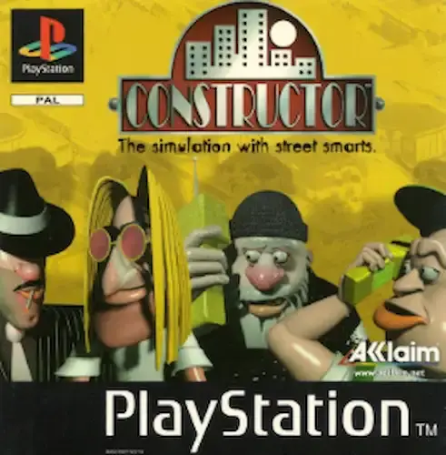 Constructor: The Simulation with street smarts PS1 Game