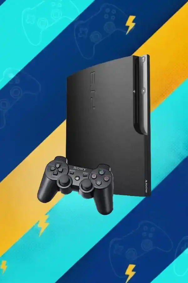 PS3 Slim 320GB Console & Controller Cover Image