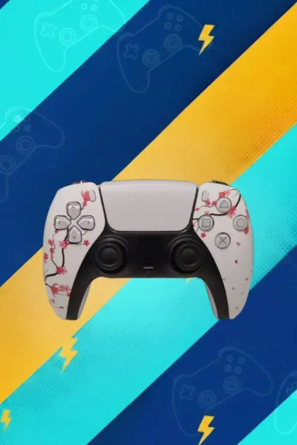 PS5 Sakura Cherry Blossom Dualsense Controller Cover Image