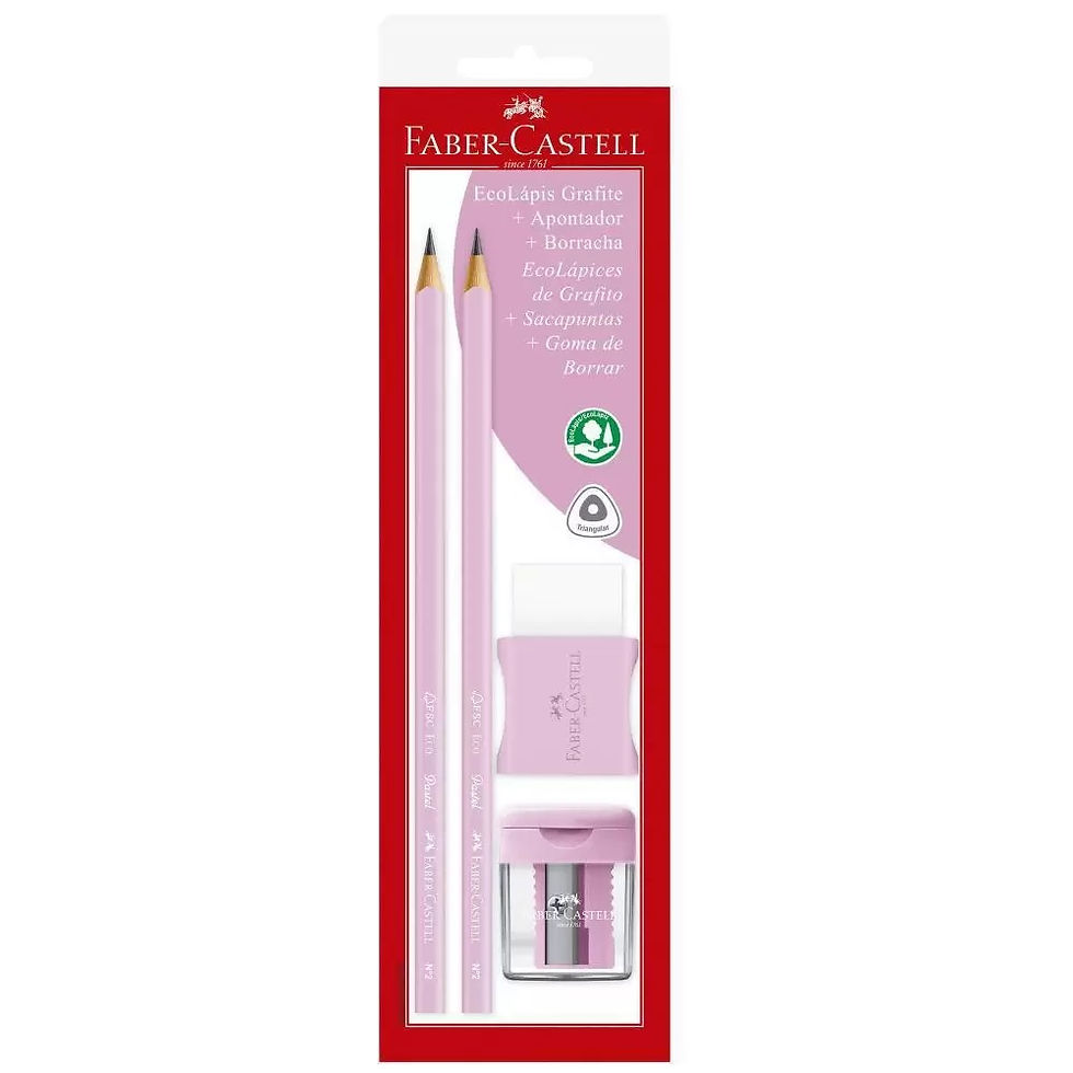 Miniatura: Set Escolar Faber Castell Lapiz+Goma+Sacapunta