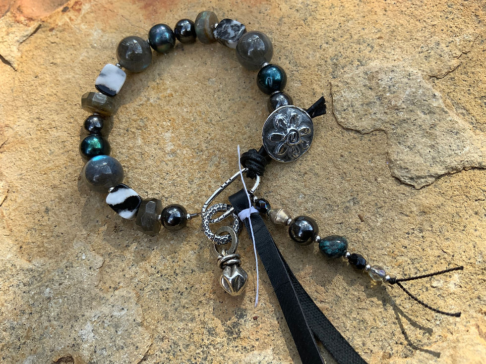 Thumbnail: Dalmatian Jasper Bracelet