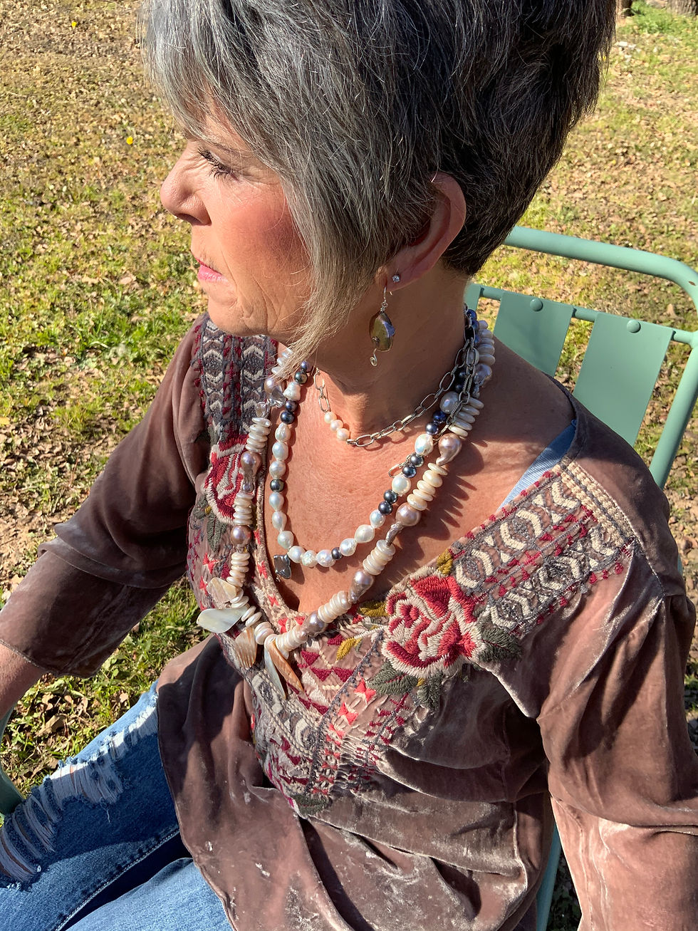 Thumbnail: Mother of Pearl Necklace