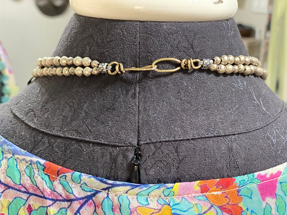Thumbnail: Multi-Layer Chunky Turquoise Necklace