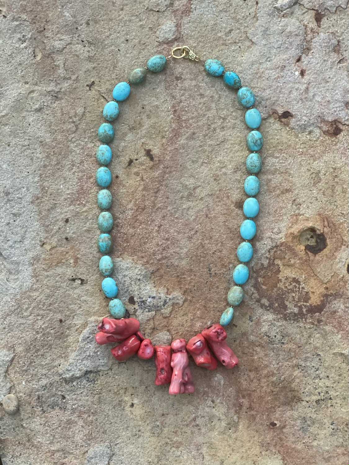 Coral & Turquoise Necklace