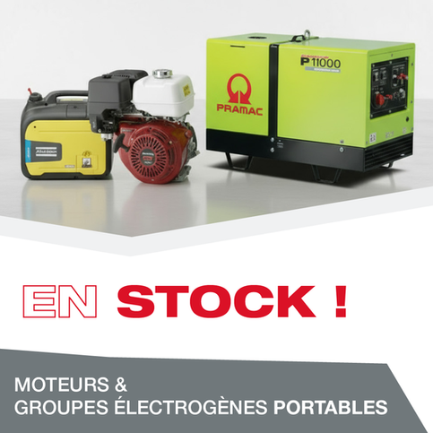 Encore en stock : moteurs & groupes électrogènes prêts à l’emploi ! 