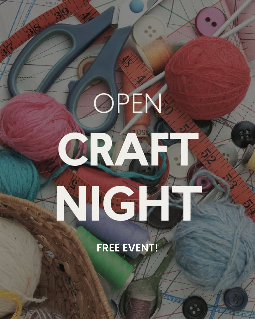 Open Craft Night Free 