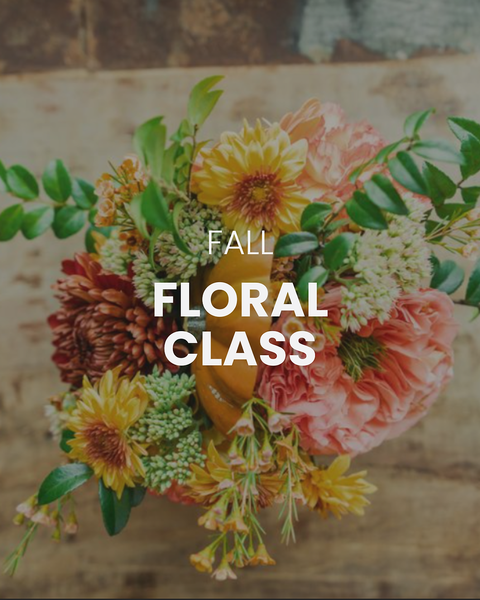 Fall Floral Class