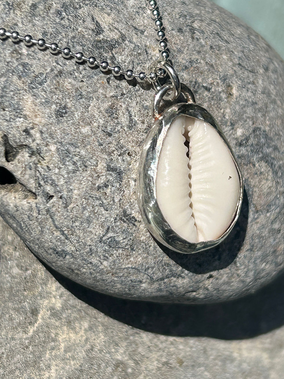 Thumbnail: shell & silver earrings