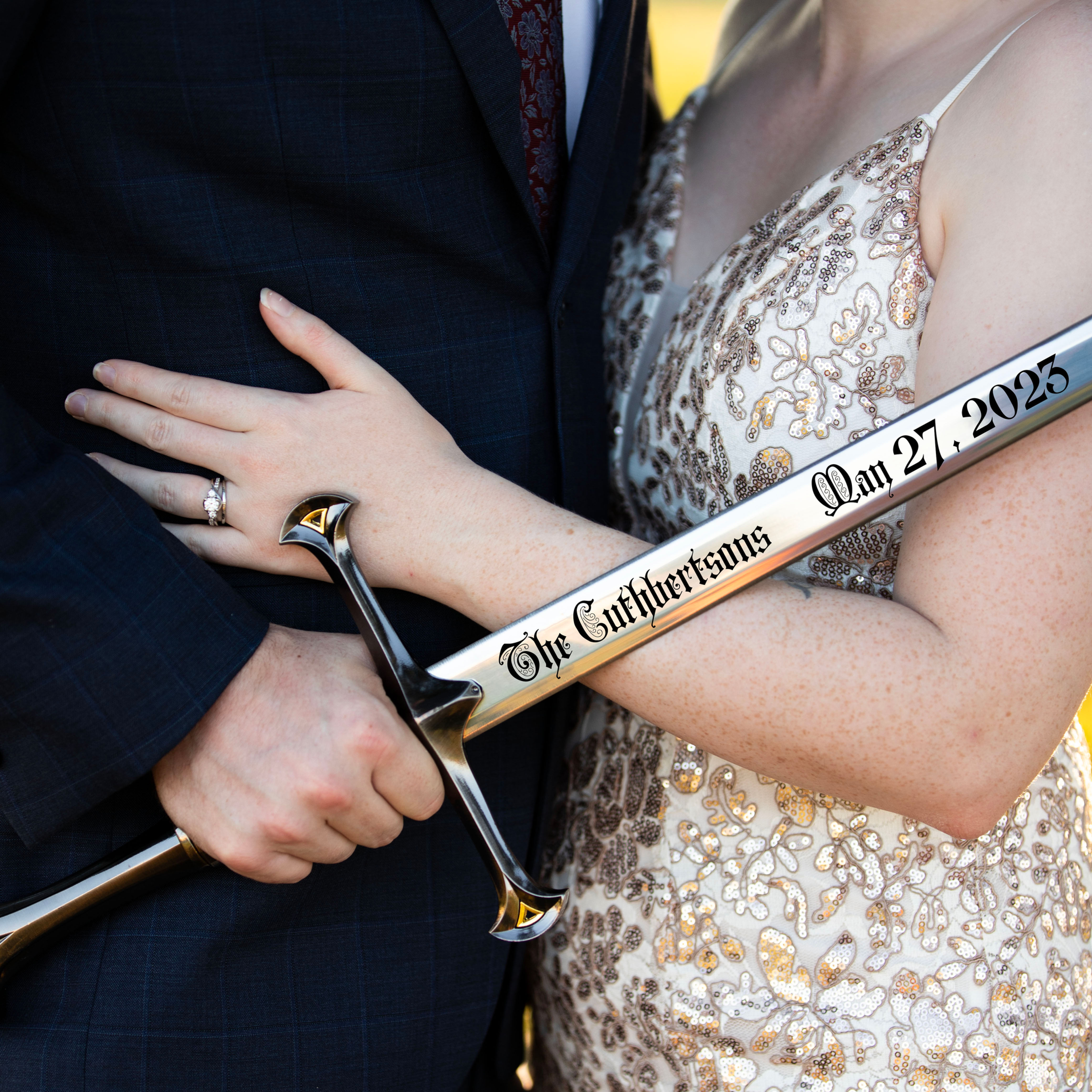 Personalized Medieval Wedding Sword