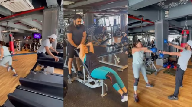 Screenshots from Jyotika's recent Instagram video