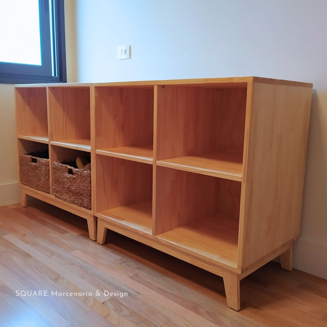 Estante com nichos