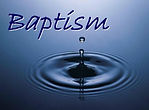 baptism water