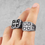 Thumbnail: Jerusalem Cross Religion Stainless Steel Mens Rings Simple Retro for Male Boyfri