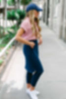 Thumbnail: Athletic tshirt material pencil skirt with capri leggings 