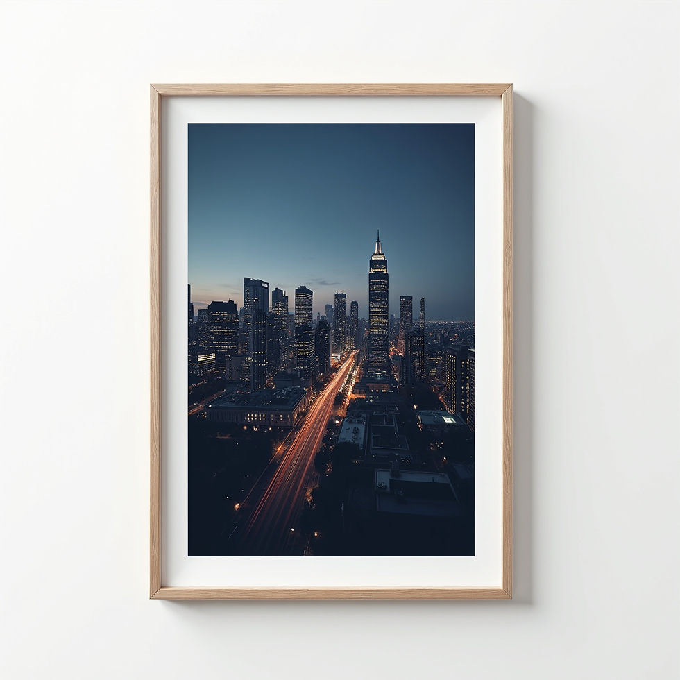 Paisaje Urbano Dramático Impresión