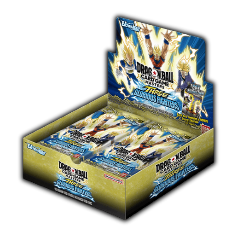 ドラゴンボールカードゲーム3 スターターボックス DBS Masters - Three Glorious Fighters Booster Box | The Gamers XP