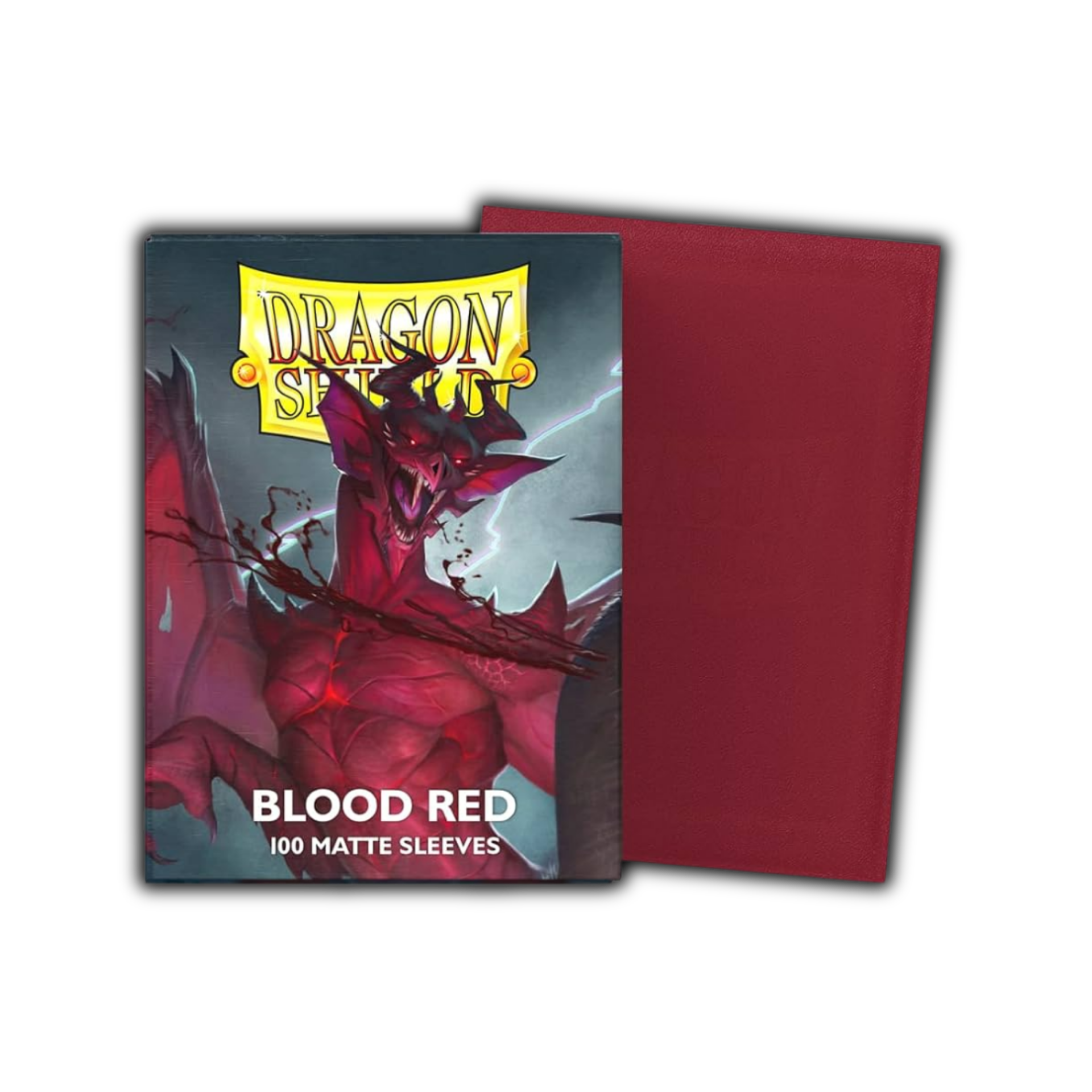 Dragon Shield Matte Sleeves - Blood Red (100-Pack)
