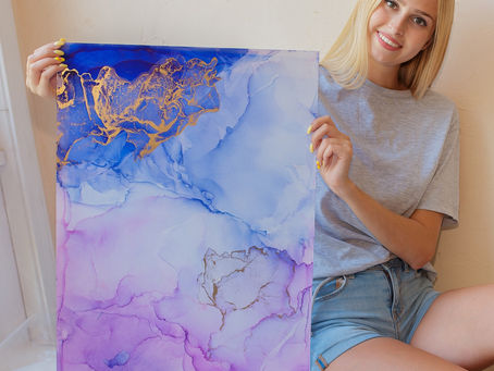 Майстер клас Alcohol Ink в Дніпрі