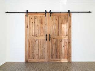 Timber sliding barn doors
