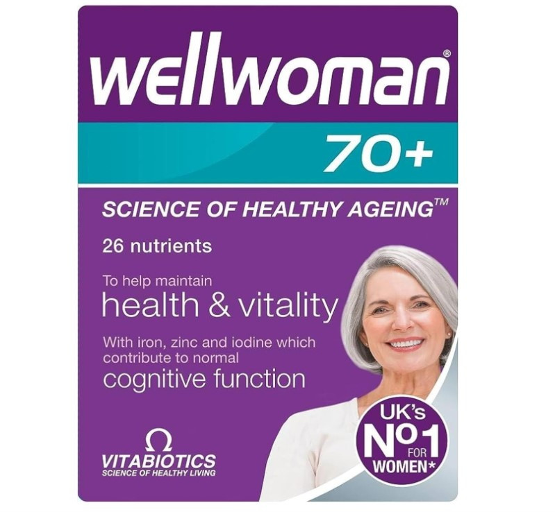 Vitabiotics | Wellwoman 70+ Tablets | 1 x 30s