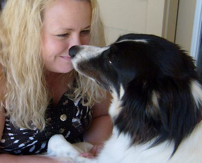 Driver and Australian Shepherd