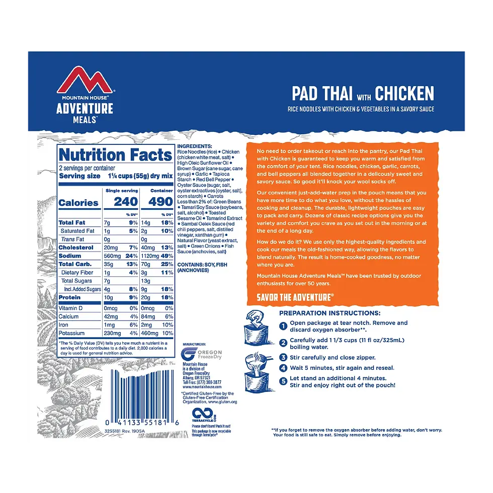Thumbnail: Pad Thai with Chicken - Pouch