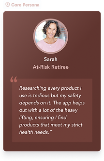 Health app user persona