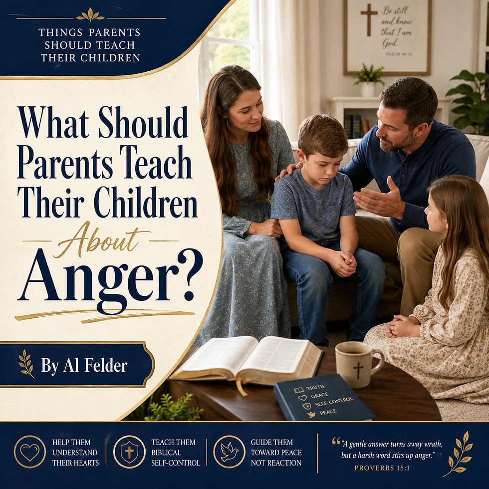 What Should Parents Teach Their Children About Anger?