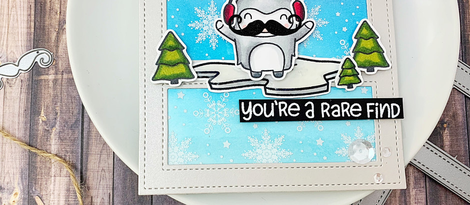 You’re A Rare Find with Lawn Fawn|SNS Movember Madness Challenge & Hop