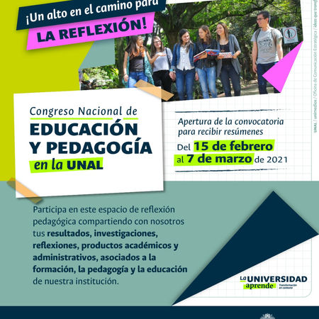 Todavía estas a tiempo de ser parte de este espacio de reflexión pedagógica ¡Participa!