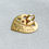 Thumbnail: French, "Mom, I love you" heart charm, 18K