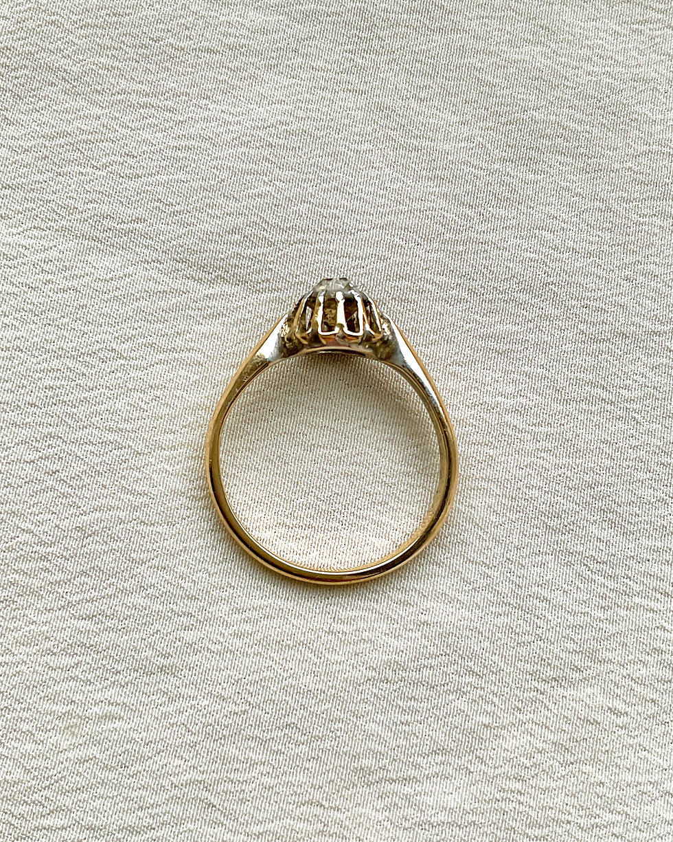Thumbnail: Antique Rose-cut Solitaire