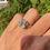 Thumbnail: Antique French double Toi et Moi diamond ring, 18K white