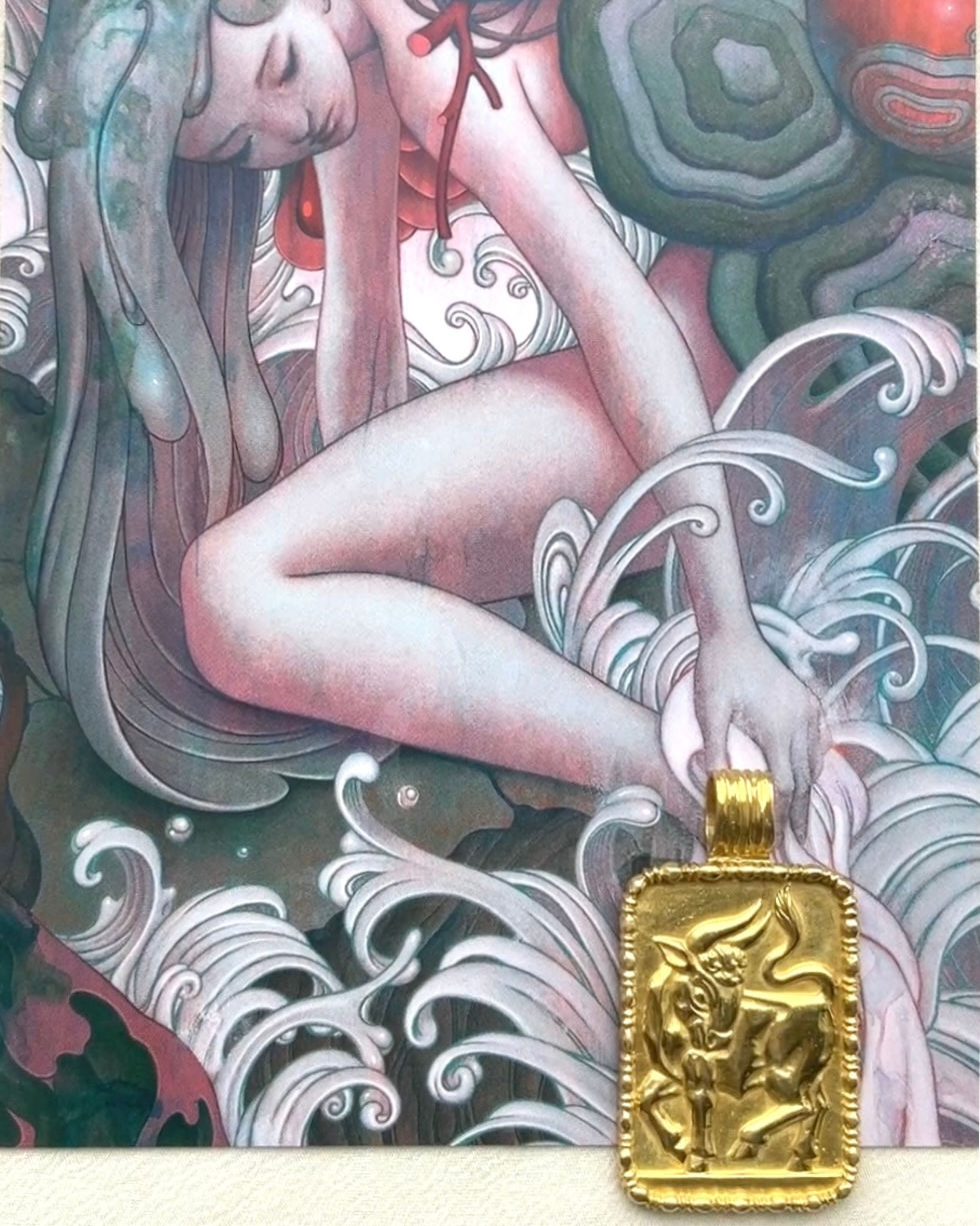 Thumbnail: Iconic Fred of Paris Zodiac pendant, Taurus, 18K