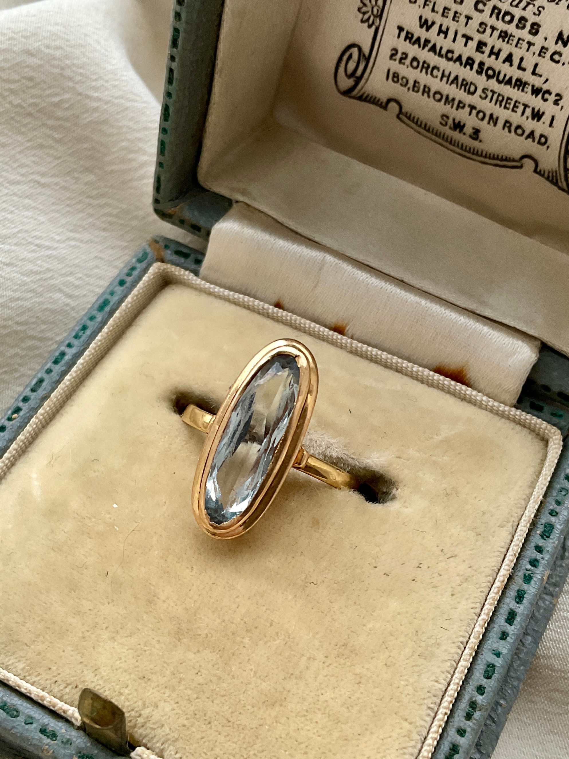 Antique French Spinel ring, 18K