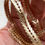 Thumbnail: Short Danish Vintage Geneva necklace, 14K