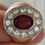Thumbnail: French Diamonds and Garnet signet ring, 18K