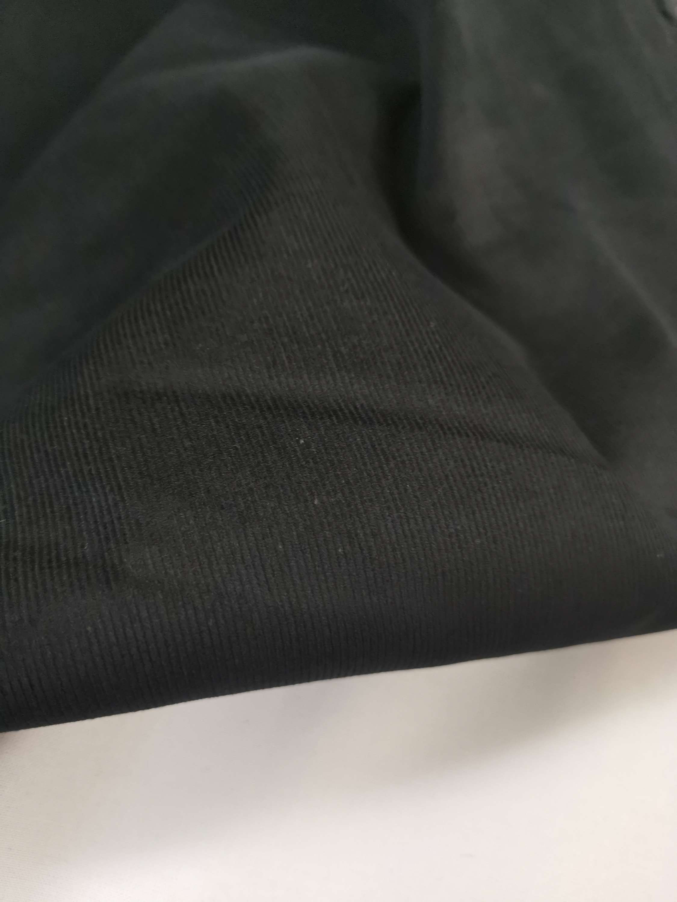 ONLINE ONLY - Remnant - 2.25 Metres Cotton Babycord Black