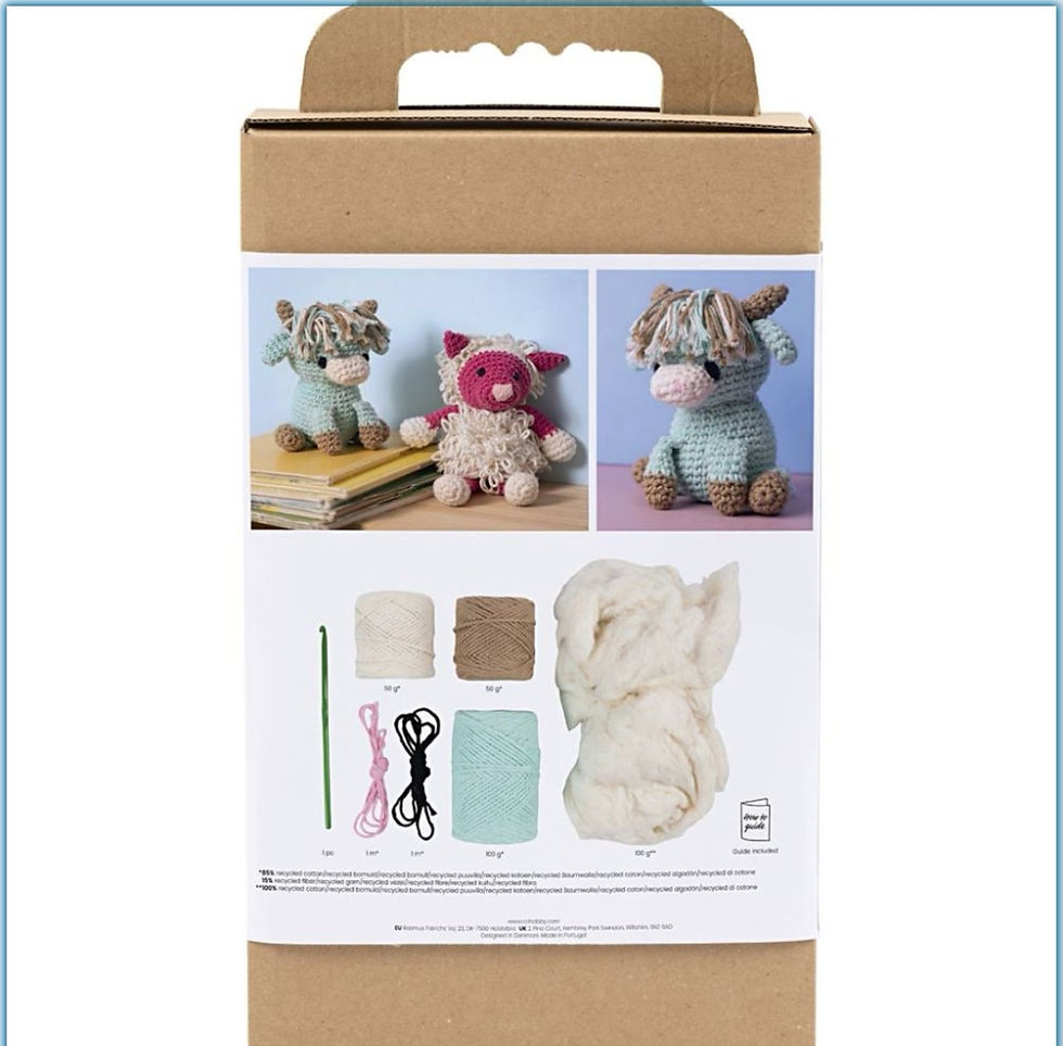 Thumbnail: Crochet Kit - Amigurumi - Aiden the Cow 