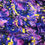 Thumbnail: Wide Backed  Cotton - Nutex - Colourburst - 79180 Splash Print - 104 Purple