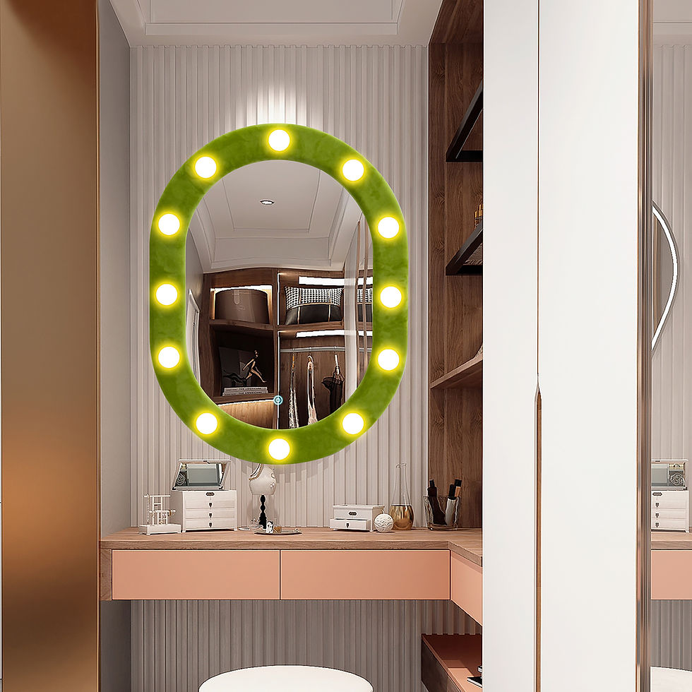 縮圖：Light Bulbs Mirror