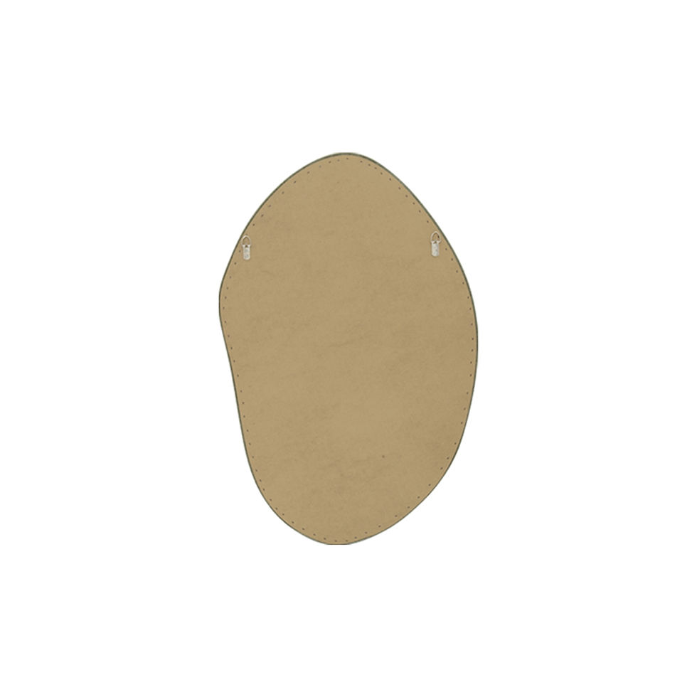 縮圖：Flannel irregular wall mirror